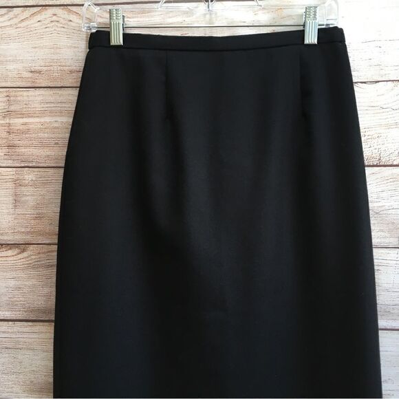 NEW WITHOUT TAGS SAG HARBOR WOOL MAXI SKIRT IN BLACK - Picture 2 of 7